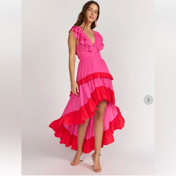 DO+BE Dresses & Skirts - Do+Be pink and red beautiful dress